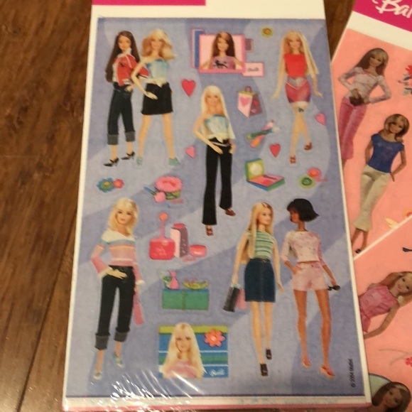 NWT Bundle of 4 packages of Barbie Stickers (2 sheets/ package) - Picture 6 of 12